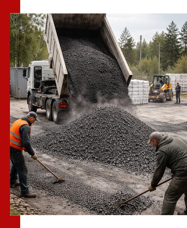 Доставка и продажа асфальтного гранулята в Мариинске