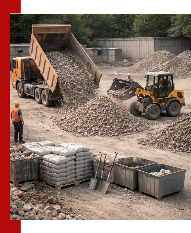 Вторичные материалы для отсыпки в Мариинске — поставка и доставка