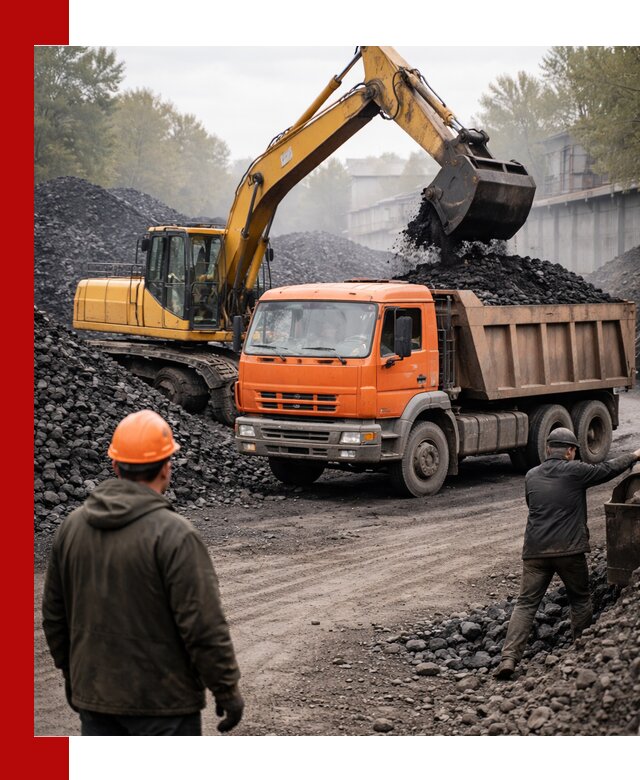 Доставка угля автотранспортом в Мариинске быстро и выгодно
