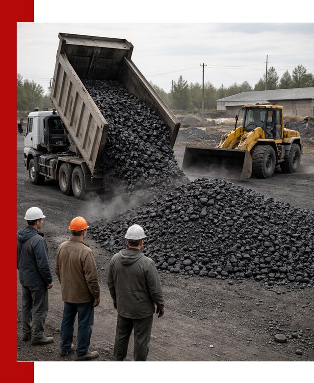 Доставка угля антрацита в Мариинске с самосвалами и погрузкой