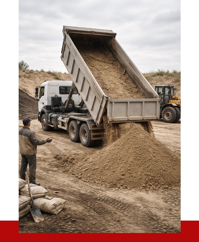 Доставка самосвалом 20 кубов в Мариинске от 7649 р. | ПРОНЕРУДМрн