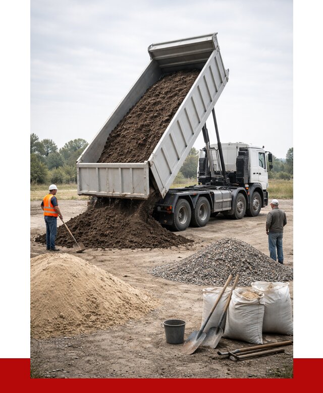 Доставка самосвалом 30 кубов в Мариинске от 8668 р. | ПРОНЕРУДМрн