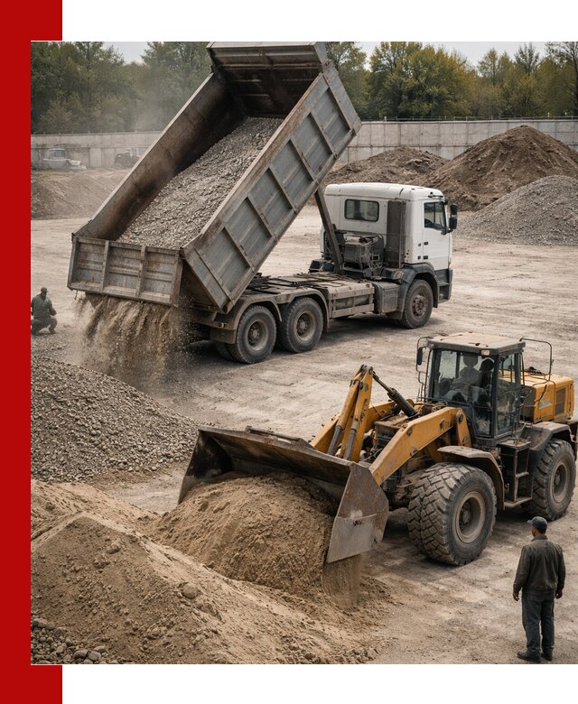 Перевозка сыпучих грузов самосвалами и бортовыми в Мариинске