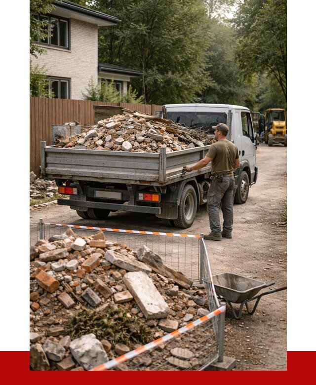 Вывоз строительного мусора с погрузкой в Мариинске от 7649 р | ПРОНЕРУДМрн