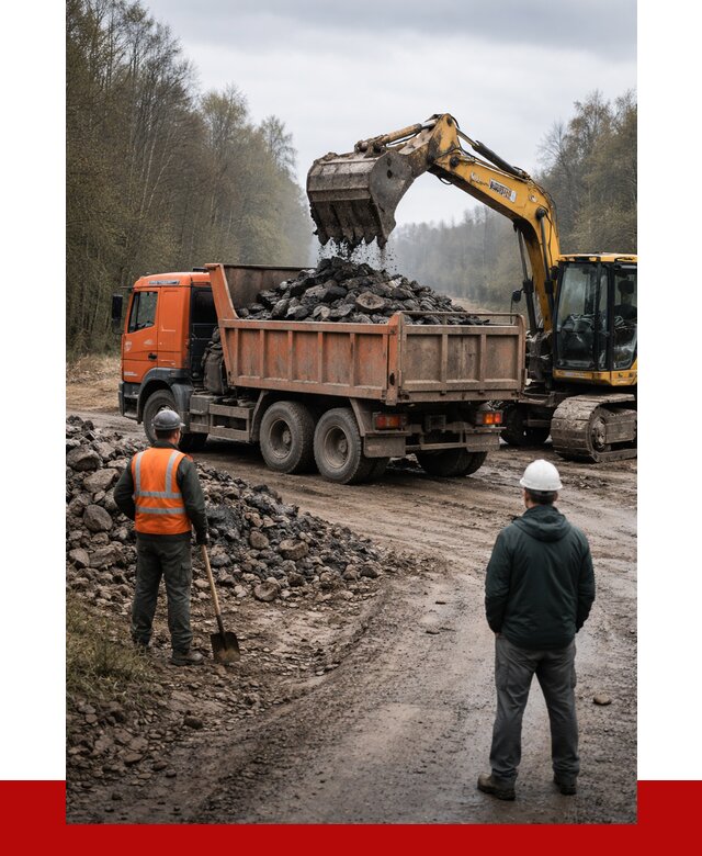 Вывоз асфальта в Мариинске от 4589 р. самосвалом ПРОНЕРУДМрн