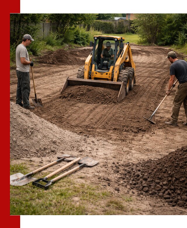 Планировка участка грунтом с вывозом и доставкой в Мариинске