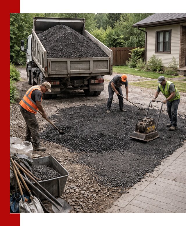 Асфальтовая крошка для двора с доставкой в Мариинске